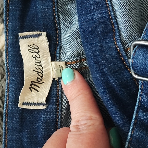 Madewell Skinny Overalls Santiago Wash Size Small - Picture 12 of 12